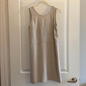 NWOT XS Sleeveless Beige Dress